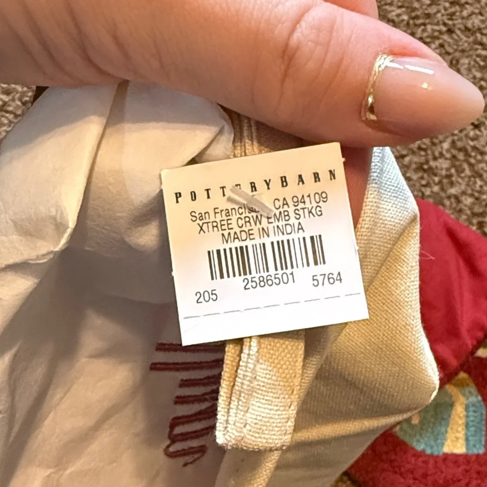 Pottery Barn Callum Stocking